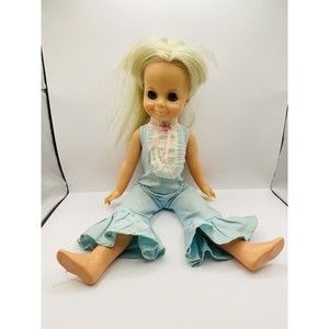 Vintage 1969 Ideal Velvet 16" Doll - Blonde Growing Hair Crissy Doll